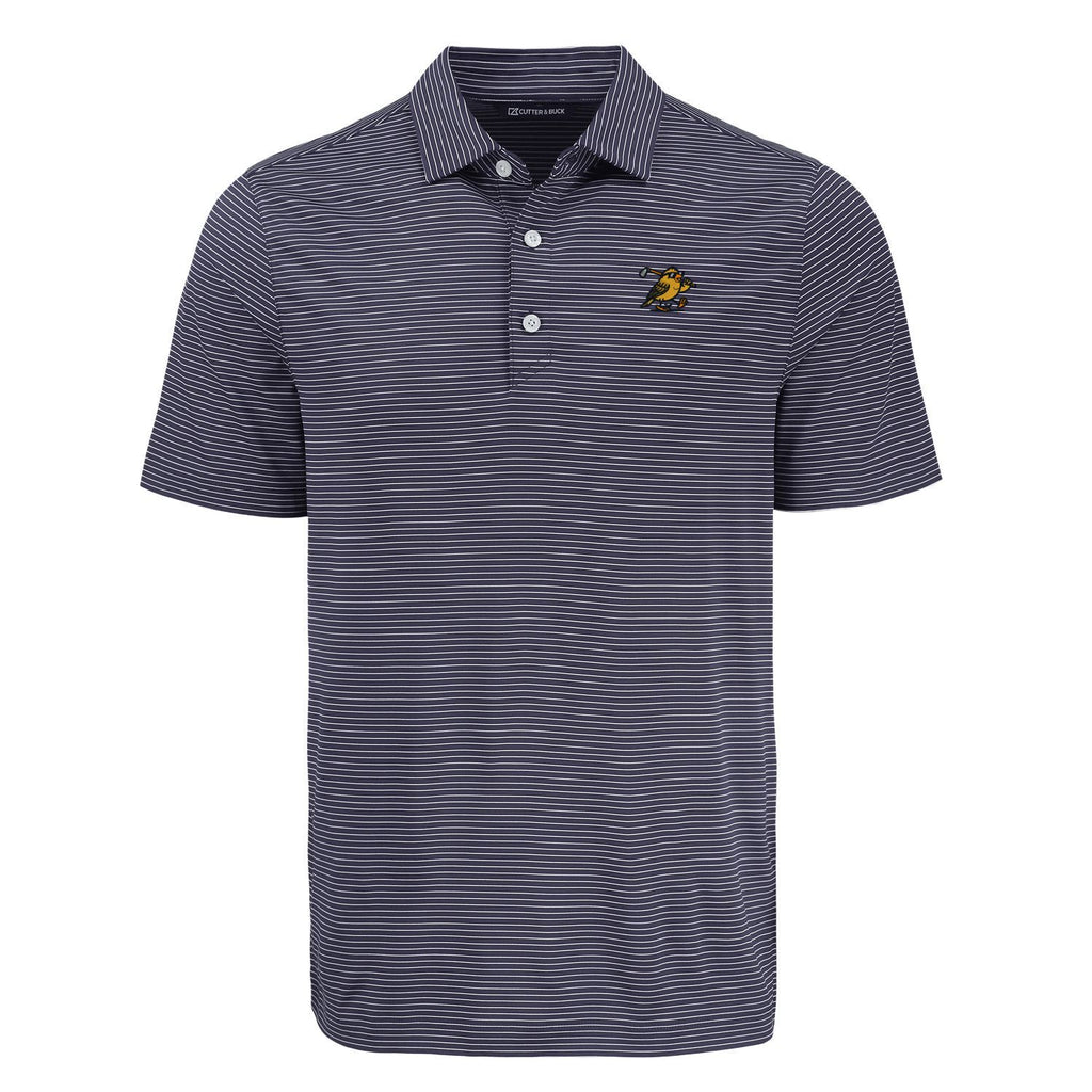 Yella Bird Golf + Cutter & Buck - Forge Fine Line Stripe Polo
