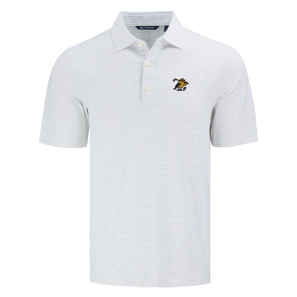 Yella Bird Golf + Cutter & Buck - Forge Fine Line Stripe Polo